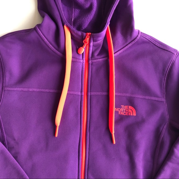 North Face Womens Fleece Lined Full Zip Hoodie - Picture 3 of 7